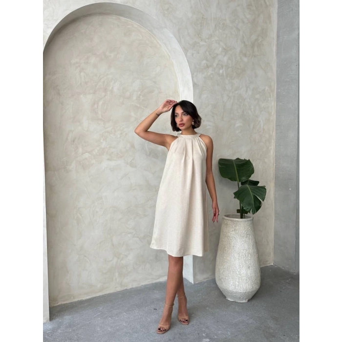 petite ateiler Salaş keten elbise