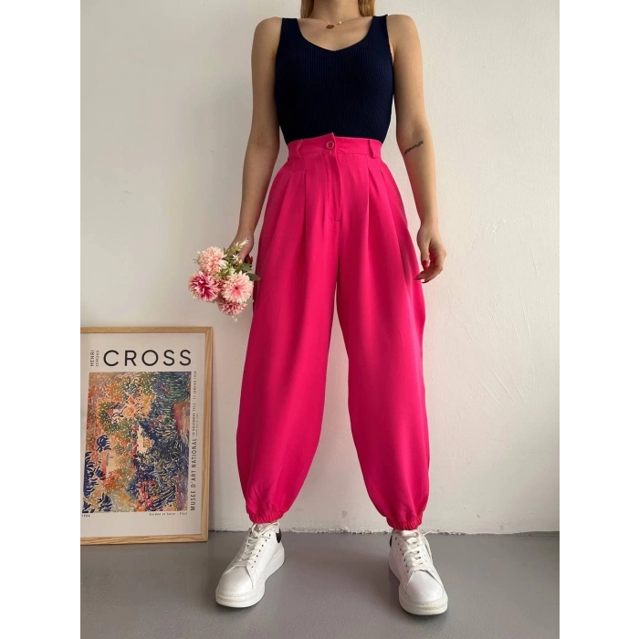 petite ateiler Şalvar pantolon fuşya s23202