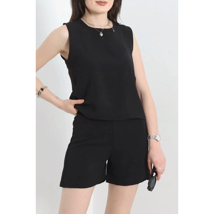 petite ateiler Şortlu Ayrobin takım siyah