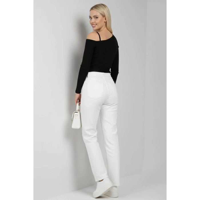 petite ateiler Tek Omuz İpli Bluz Siyah T4328