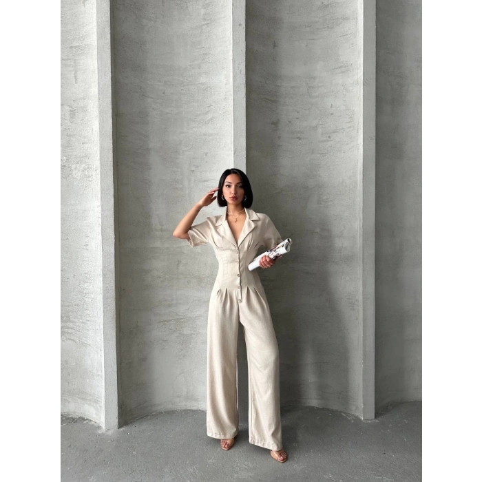 petite ateiler Uzun keten tulum s255059