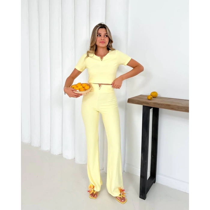 petite ateiler V aksesuarlı ottoman takım sarı s255850