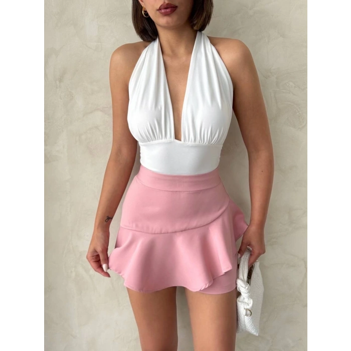 petite ateiler Valonlu fırfırlı şort s24683