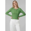 petite ateiler Çıtçıt Detaylı Bluz Yeşil T4343