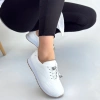 petite ateiler Finna Beyaz Cilt Bağcıklı Spor Ayakkabı