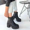 petite ateiler Lonji Siyah Cilt Topuklu Bot