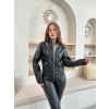 petite ateiler Mevsimlik deri ceket siyah st255510