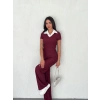 petite ateiler Ottoman kumaş beyaz gömlek yaka takım s4142
