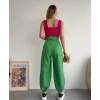 petite ateiler Şalvar pantolon yeşil s23202