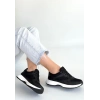 petite ateiler Slar Siyah Cilt Simli Bağcıklı Spor Ayakkabı