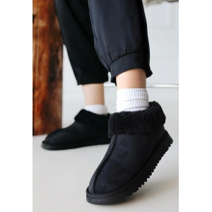 petite ateiler Abby Siyah Süet Bot