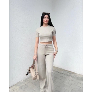 petite ateiler Bol paça pantolonlu alt üst takım