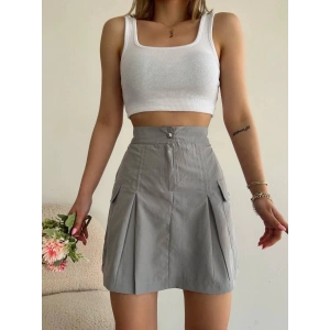 petite ateiler Cepli paraşüt etek s241021