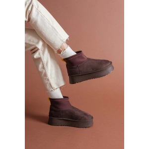 petite ateiler Cuen Kahverengi Süet Bot