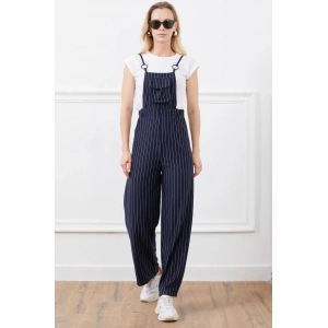 petite ateiler İp askılı beli lastikli tulum