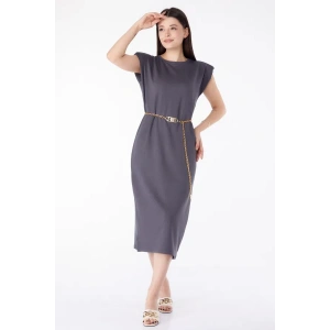 petite ateiler Jile elbise antrasit