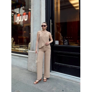 petite ateiler Kruvaze takım ayrobin bej s054