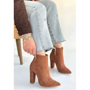 petite ateiler Loora Vizon Süet Topuklu Bot