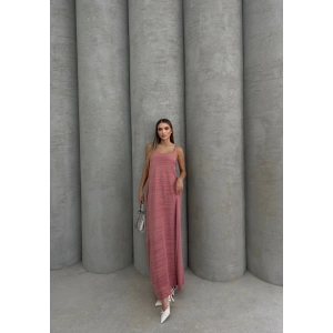 petite ateiler Piliseli uzun elbise