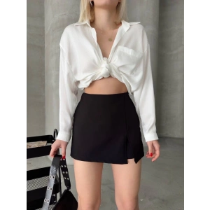 petite ateiler Tek yırtmajlı şort etek