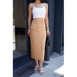 petite ateiler Uzun düğmeli etek