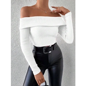 petite ateiler Uzun kol madonna yaka bluz beyaz