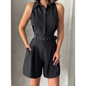 petite ateiler Yakalı şort tulum