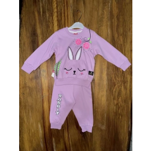 petite ateiler 6-24 aylık tavşan baskılı lila