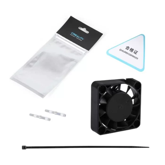 Creality 3D 24V Fan 40x40x10(4010) - 3D Yazıcı Uyumlu (Orijinal) -Soketsiz- Makaronlu