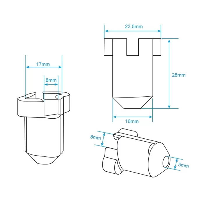 Creality QS serisi Uyumlu Isıtıcı Blok Silikon Kılıf - K1C, K1 MAX, Ender 3 V3