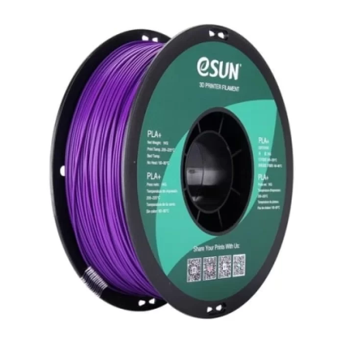 eSUN 1.75 mm PLA+ Purple Filament 1KG
