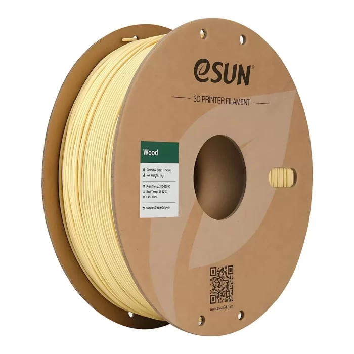 Esun Wood PLA Filament 1.75mm 1kg