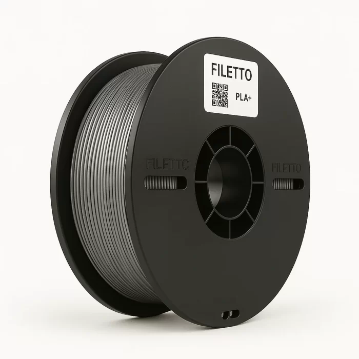 Filetto PLA+Gümüş Gri Filament 1.75mm 1 KG