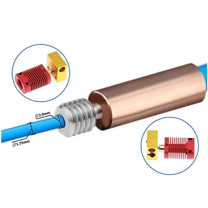MK8/CR10 Titanyum Alaşımlı Barel M7x27mm