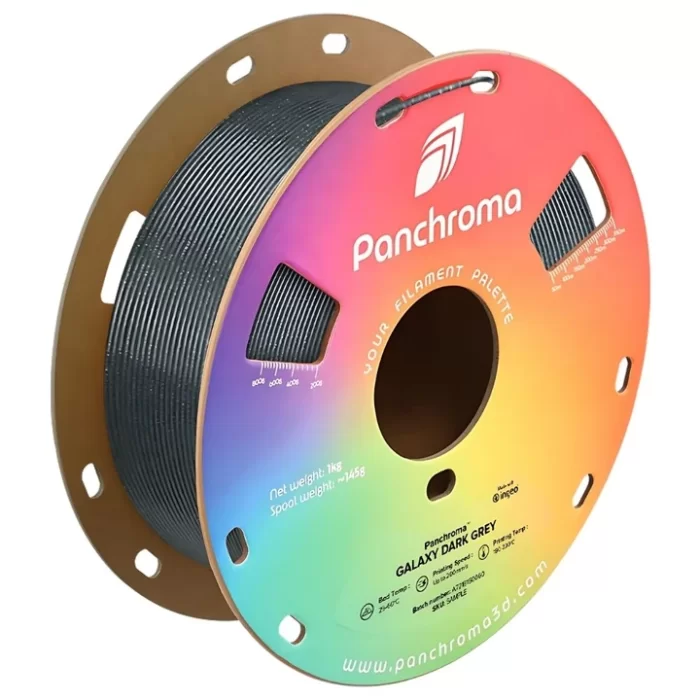 Polymaker Panchroma Galaxy PLA Filament Koyu Gri