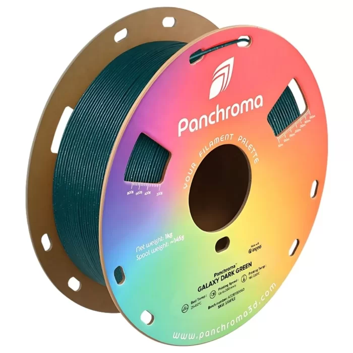 Polymaker Panchroma Galaxy PLA Filament Koyu Yeşil
