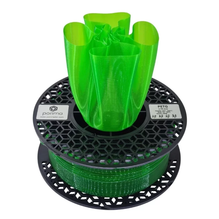Porima PETG Transparan Filament Neon Yeşil 1kg