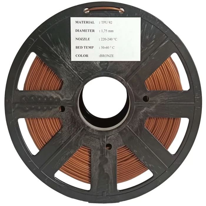SAVA TPU FLEX (Shore 92A) BRONZ Esnek Filament 1.75mm 800 gr