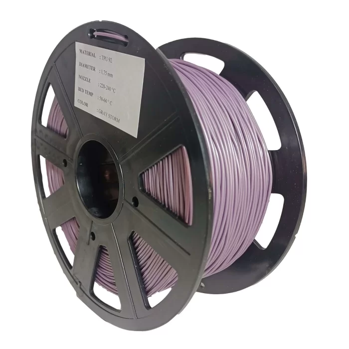 SAVA TPU FLEX (Shore 92A) - GRAY STORM Esnek Filament 1.75mm 800 gr