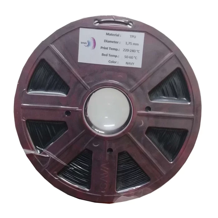 SAVA TPU FLEX (SHORE 92A)  - LACİVERT (NAVY)  ESNEK FİLAMENT 1.75mm 800 gr