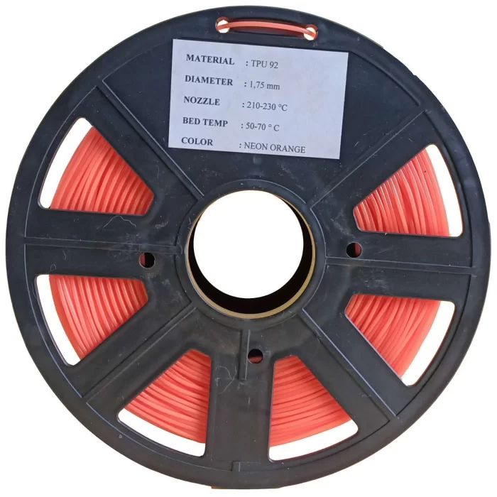 SAVA TPU FLEX Shore 92A Neon Turuncu Esnek Filament