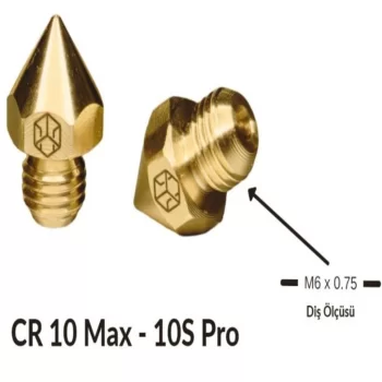 CSA CR10S Pro-CR10 Max Nozzle M6x0.75mm - 0.6mm