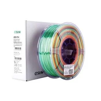 eSUN eSilk PLA Rainbow Multi Renk Parlak Yüzey Filament 1.75mm 1Kg