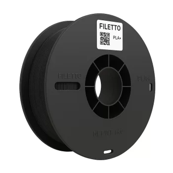 Filetto PLA+Siyah Filament 1.75mm 1 KG