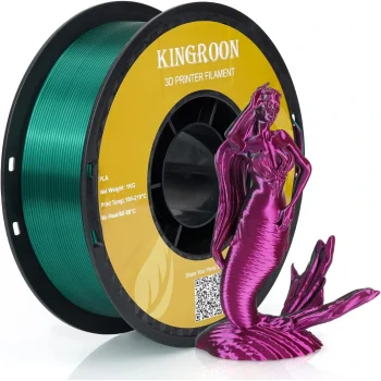 Kingroon PLA Silk Çift Renk Yeşil Kırmızı 1.75mm 1kg