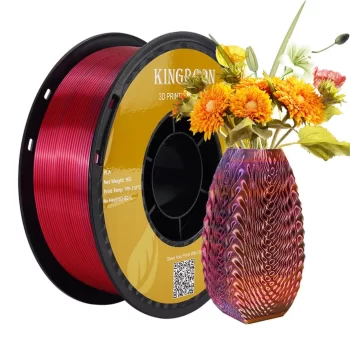 Kingroon PLA Silk Üçlü Renk Filament Kırmızı Altın Mavi 1.75mm 1kg