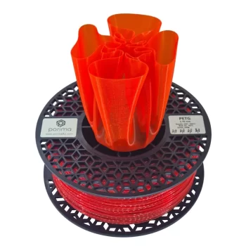 Porima PETG Transparan Filament Neon Turuncu 1kg