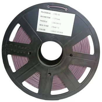 SAVA TPU FLEX (Shore 92A) - GRAY STORM Esnek Filament 1.75mm 800 gr