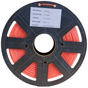 SAVA TPU FLEX Shore 92A Neon Turuncu Esnek Filament