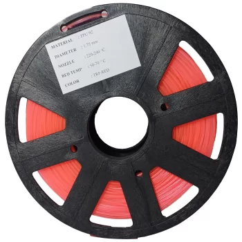 SAVA TPU FLEX Transparan Kırmızı Esnek Filament